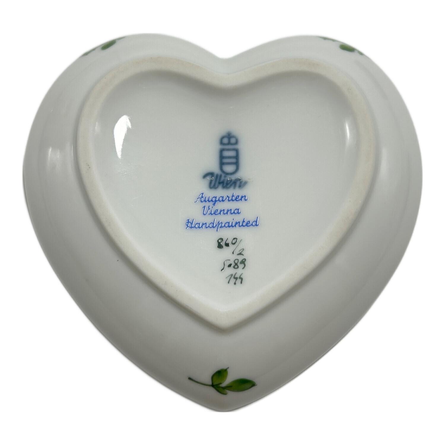 アウガルテン ウインナーローズ ボンボニエール 手描き薔薇 小物入れ