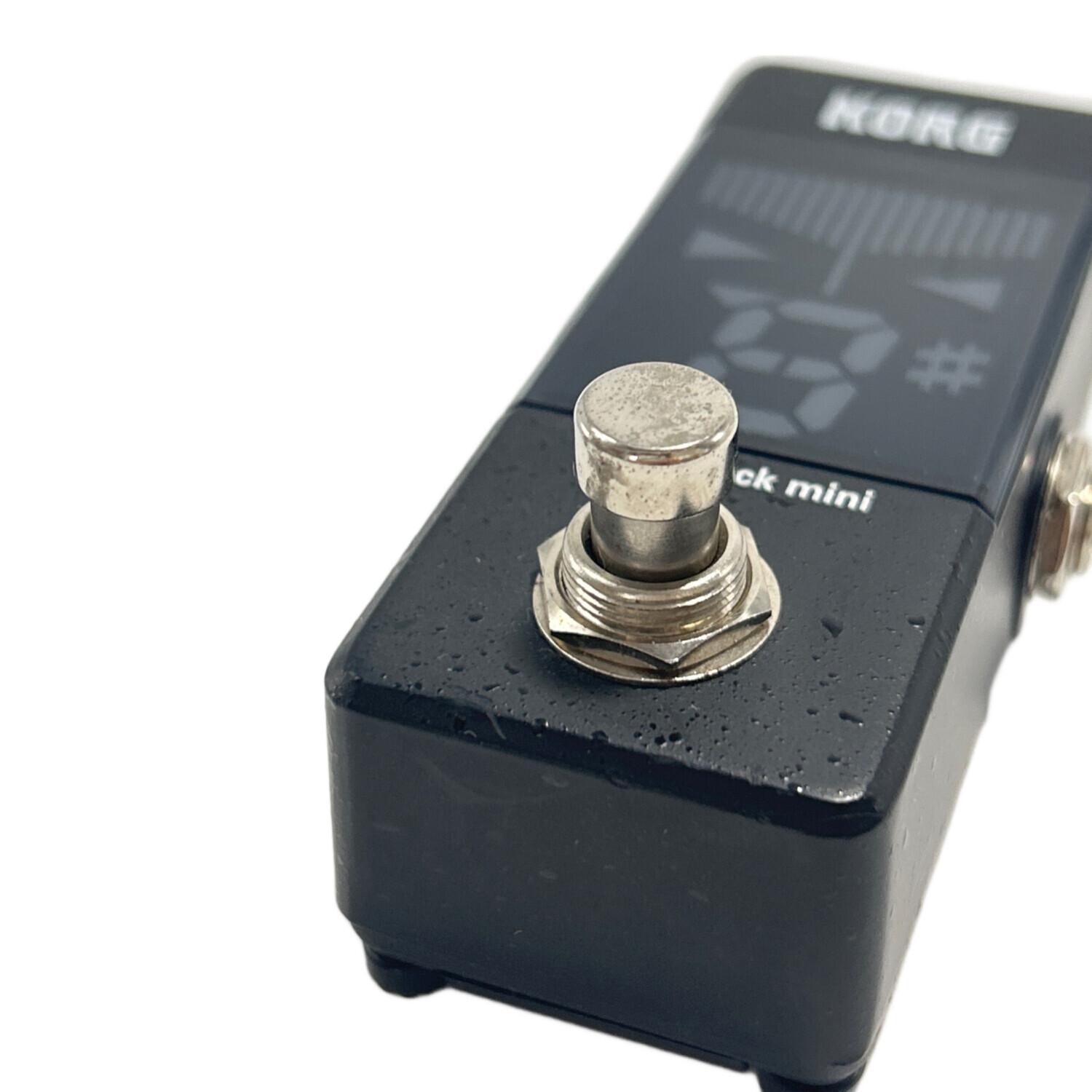 KORG (コルグ) ペダルチューナー PB-MINI Pitchblack mini 動作確認