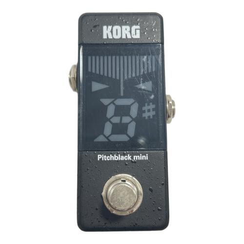 KORG (コルグ) ペダルチューナー PB-MINI Pitchblack mini 動作確認済み