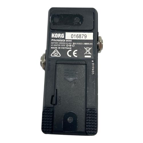 KORG (コルグ) ペダルチューナー PB-MINI Pitchblack mini 動作確認済み