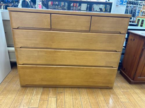 ニトリ ローチェスト ナチュラル 53 4段 木製 オウカ