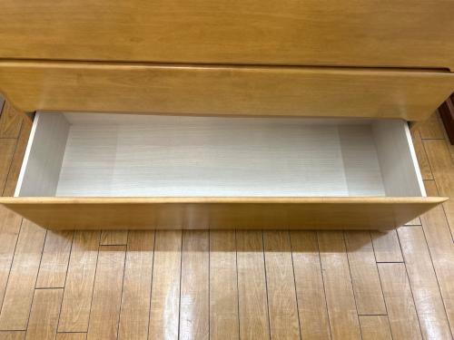 ニトリ ローチェスト ナチュラル 53 4段 木製 オウカ｜トレファクONLINE