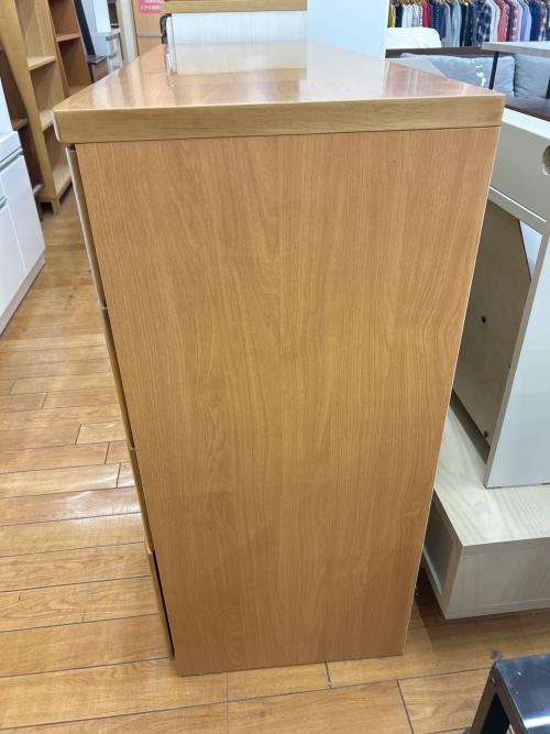 ニトリ ローチェスト ナチュラル 53 4段 木製 オウカ