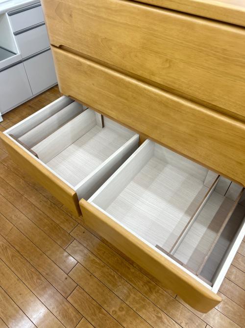 ニトリ 木製チェスト 6段 ニトリ ハイチェスト ナチュラル 53 6段 木製 オウカ