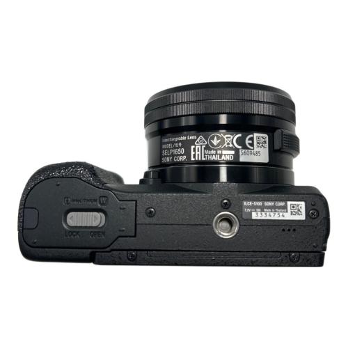 SONY (ソニー) ミラーレス一眼カメラ パワーズームレンズキット ILCE-5100L α5100 2430万画素 APS-C 専用電池 3334754