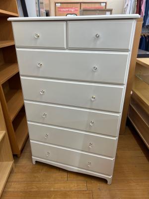 アルファタカバ 6段チェスト ホワイト 183 ピンキー