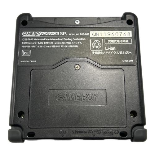 Nintendo (ニンテンドー) GAMEBOY ADVANCE SP オニキスブラック AGS-001 動作確認済み XJH11960768