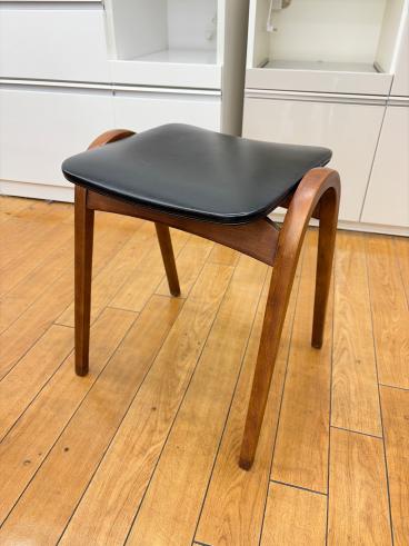 秋田木工 スツール ヴィンテージ 秋田木工 スツール 黒 3脚 ビンテージ