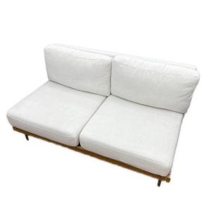 journal standard Furniture (ジャーナルスタンダードファニチャー) 2人掛けソファー ホワイト LILLE