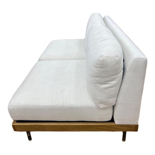 journal standard Furniture (ジャーナルスタンダードファニチャー) 2人掛けソファー ホワイト LILLE