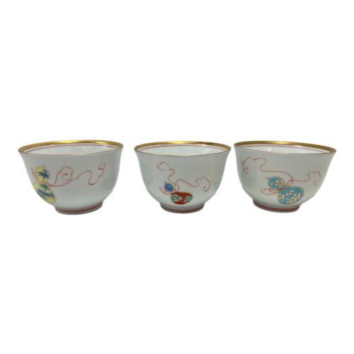 深川製磁 (フカガワセイジ) 湯呑み揃え 仙茶碗揃 花ひょうたん 5Pセット