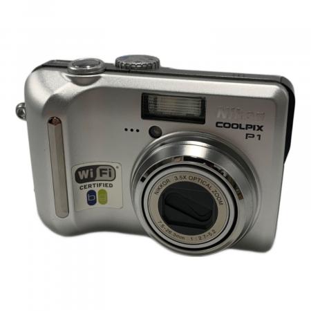 【レア・動作確認済】Nikon COOLPIX P1 シルバー Wi-Fi搭載！ Nikon (ニコン) コンパクトデジタルカメラ COOLPIX P1 動作確認済