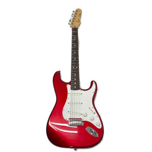 FENDER JAPAN エレキギター レッド/トラスロッド余裕あり/2025-10検品時12F2.25-1.75mm ストラトキャスター ST-STD 動作確認済み フジゲン製/94-95年製 日本製 T028901