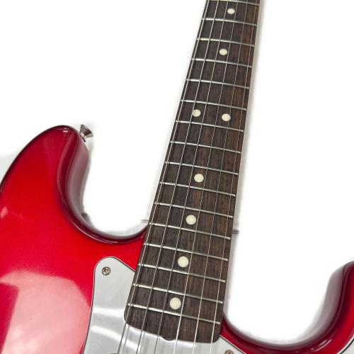 FENDER JAPAN エレキギター レッド/トラスロッド余裕あり/2025-10検品時12F2.25-1.75mm ストラトキャスター ST-STD 動作確認済み フジゲン製/94-95年製 日本製 T028901