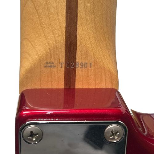 FENDER JAPAN エレキギター レッド/トラスロッド余裕あり/2025-10検品時12F2.25-1.75mm ストラトキャスター ST-STD 動作確認済み フジゲン製/94-95年製 日本製 T028901