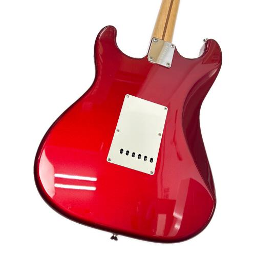FENDER JAPAN エレキギター レッド/トラスロッド余裕あり/2025-10検品時12F2.25-1.75mm ストラトキャスター ST-STD 動作確認済み フジゲン製/94-95年製 日本製 T028901