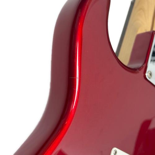 FENDER JAPAN エレキギター レッド/トラスロッド余裕あり/2025-10検品時12F2.25-1.75mm ストラトキャスター ST-STD 動作確認済み フジゲン製/94-95年製 日本製 T028901