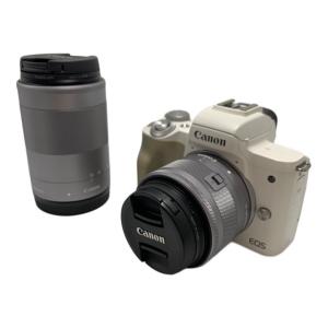 CANON (キヤノン) ミラーレス一眼カメラ EOS Kiss M2 ダブルズームキット ヨゴレ有