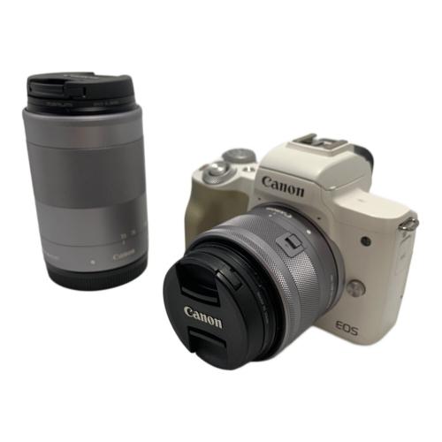 CANON (キヤノン) ミラーレス一眼カメラ EOS Kiss M2 ダブルズームキット ヨゴレ有