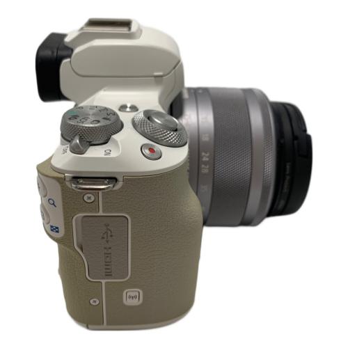 CANON (キヤノン) ミラーレス一眼カメラ EOS Kiss M2 ダブルズームキット ヨゴレ有