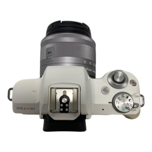 CANON (キヤノン) ミラーレス一眼カメラ EOS Kiss M2 ダブルズームキット ヨゴレ有
