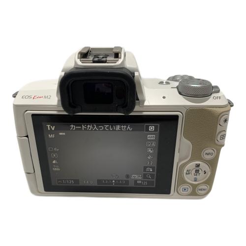CANON (キヤノン) ミラーレス一眼カメラ EOS Kiss M2 ダブルズームキット ヨゴレ有