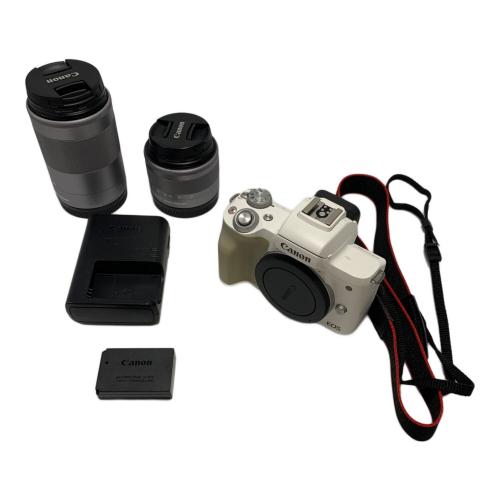 CANON (キヤノン) ミラーレス一眼カメラ EOS Kiss M2 ダブルズームキット ヨゴレ有