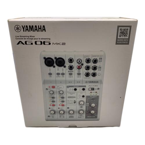 YAMAHA (ヤマハ) オーディオインターフェイス ケーブル欠品 AG 06 MK2 動作未確認 -