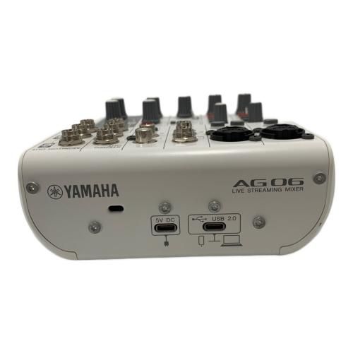 YAMAHA (ヤマハ) オーディオインターフェイス ケーブル欠品 AG 06 MK2 動作未確認 -