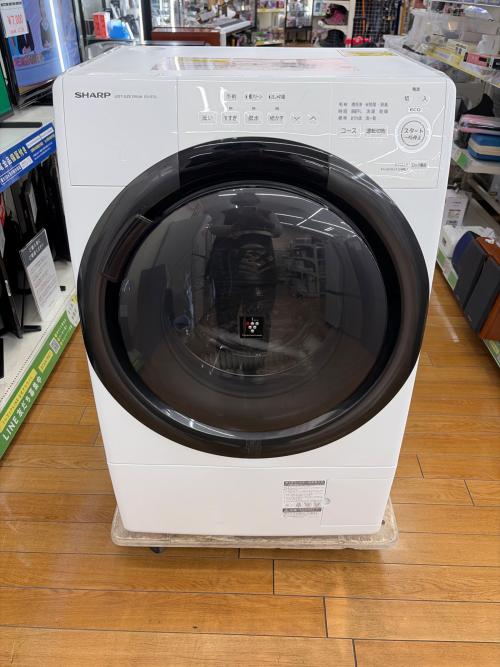 SHARP (シャープ) ドラム式洗濯乾燥機 ES-S7G-WR 2022年製 226 スパナ欠品