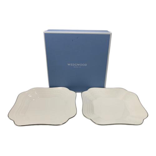 Wedgwood (ウェッジウッド) プレート インタグリオプラチナスクエアディッシュ