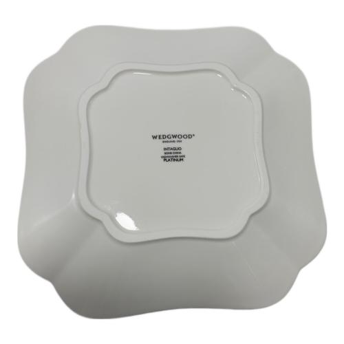 Wedgwood (ウェッジウッド) プレート インタグリオプラチナスクエアディッシュ