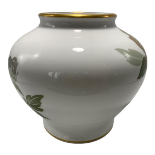 大倉陶園 (オオクラトウエン) 花瓶 金銀彩牡丹