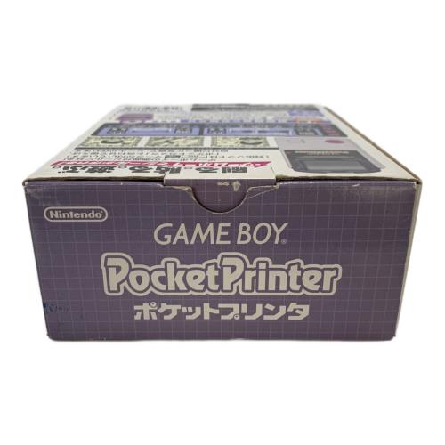 Nintendo (ニンテンドー) GAMEBOY ポケットプリンタ MGB-007 取説傷み有り