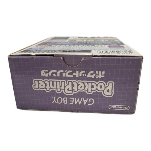 Nintendo (ニンテンドー) GAMEBOY ポケットプリンタ MGB-007 取説傷み有り