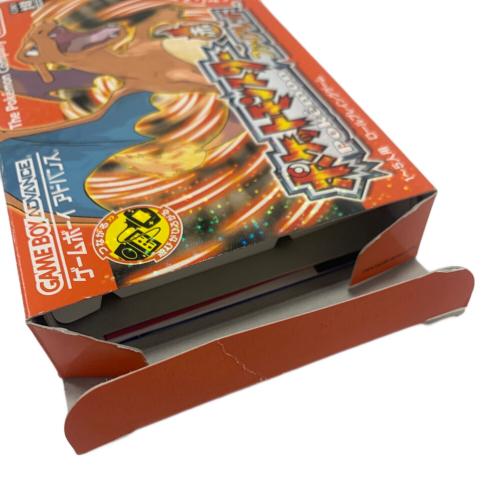 ポケットモンスター ファイアレッド[ワイヤレスアダプタ同梱] ゲームボーイアドバンス用ソフト ソフト・ワイヤレスアダプタ欠品 -