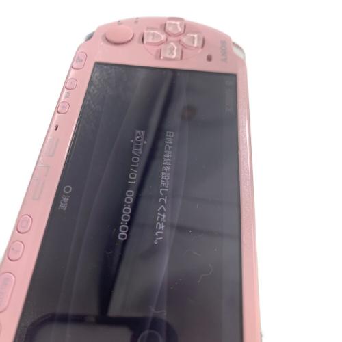 SONY (ソニー) PSP PSP-3000 ブロッサム・ピンク/液晶内にホコリ有