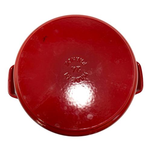 Staub (ストウブ) 鍋 1102406 SIZE 24cm レッド ココット・ロンド