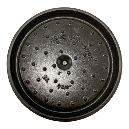 Staub (ストウブ) 鍋 1102406 SIZE 24cm レッド ココット・ロンド