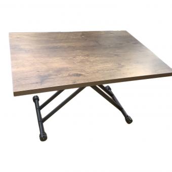 武田コーポレーション 昇降テーブル ブラウン×ブラック