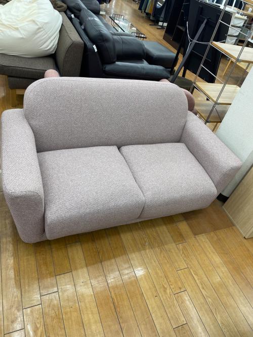 Franc franc (フランフラン) 2人掛けソファー ヌボラ ピンク系 ファブリック ヌボラ