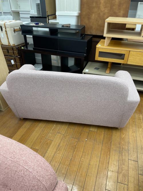 Franc franc (フランフラン) 2人掛けソファー ヌボラ ピンク系 ファブリック ヌボラ