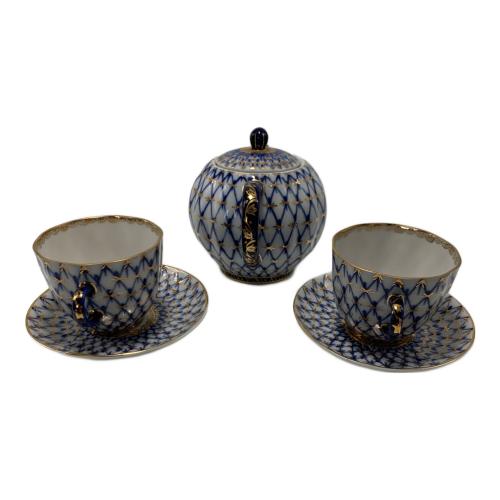 カップ&ソーサー Imperial Porcelain コバルトネット