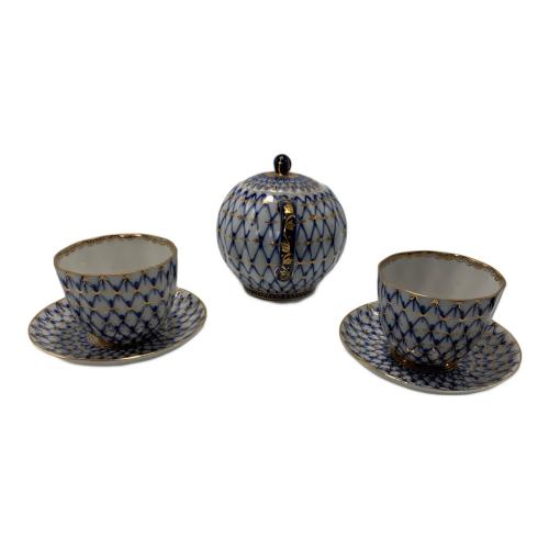 カップ&ソーサー Imperial Porcelain コバルトネット