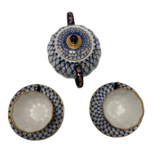 カップ&ソーサー Imperial Porcelain コバルトネット