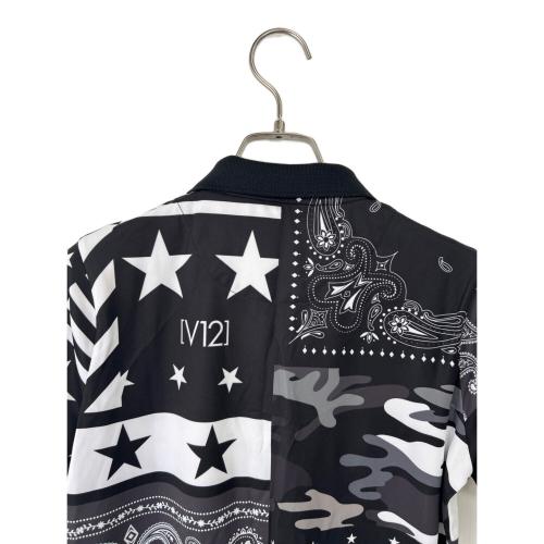 V12 (ヴィトゥエルブ) ゴルフウェア(トップス) V122110-CT20 レディース SIZE 1 ブラック×ホワイト