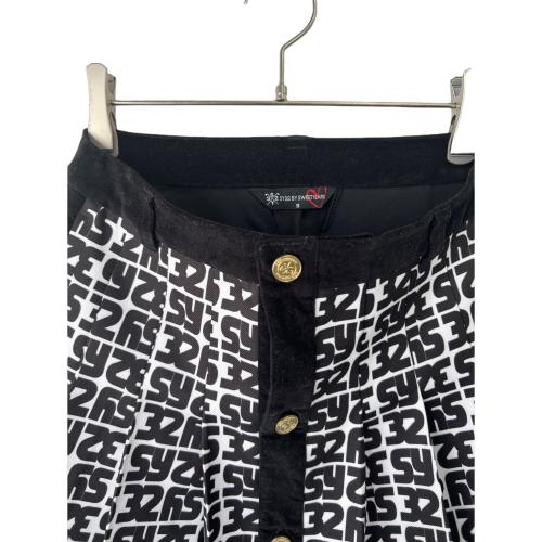 sy32 by sweet years (エスワイサーティトゥバイスィートイヤーズ) ゴルフウェア(スカート) SYG-23A18W レディース SIZE S ブラック×グレー