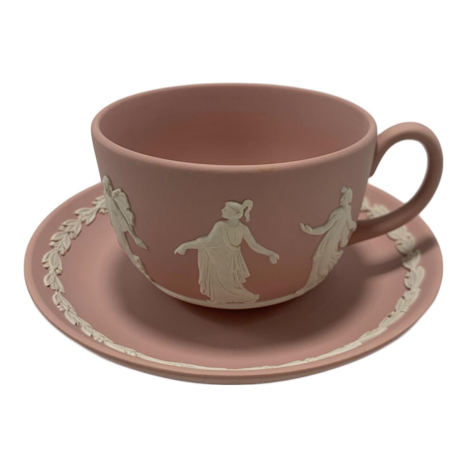 Wedgwood (ウェッジウッド) カップ&ソーサー ピンク ヨゴレ有