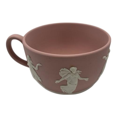 Wedgwood (ウェッジウッド) カップ&ソーサー ピンク ヨゴレ有 ジャスパー