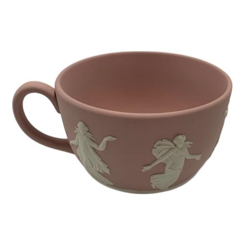 Wedgwood (ウェッジウッド) カップ&ソーサー ピンク ヨゴレ有 ジャスパー